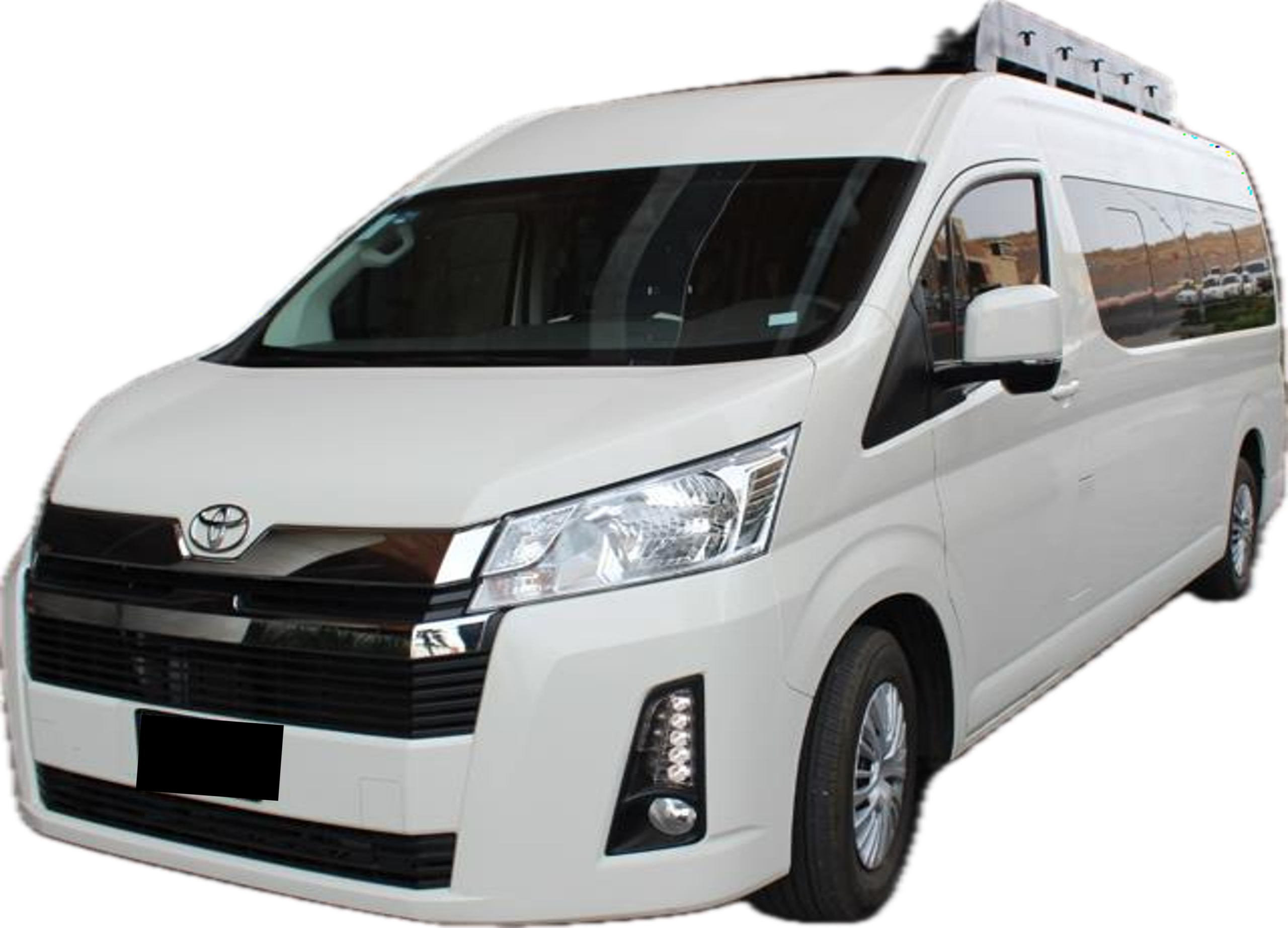 Toyota Hiace, unidad de la flotilla Rarámuri Tours